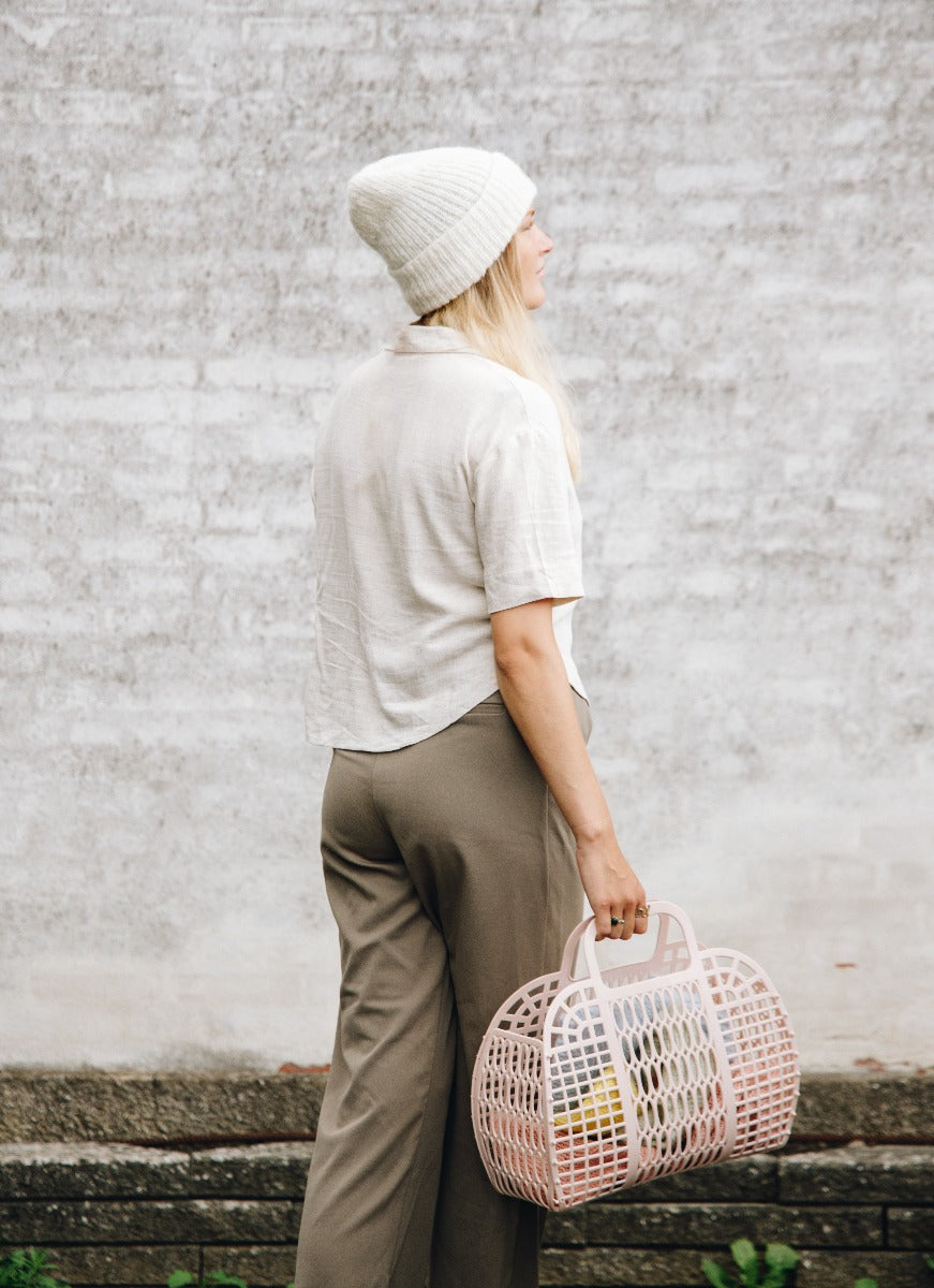 Sky Beanie strikhue - Off White